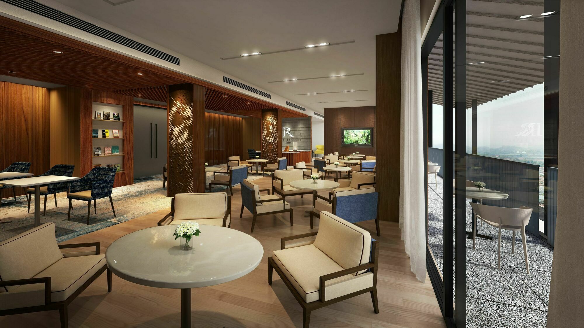 Hard Rock Hotel Desaru Coast Exterior foto The Club lounge at KLIA